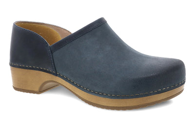 Brenna in Navy Burnished - side view