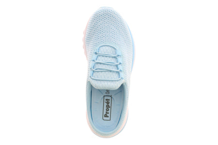 Tour Knit Slide in Baby Blue - top view