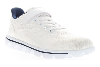 Ta Axial Fx in White Navy - side view