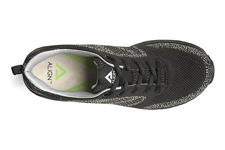Tabor in Black Woven - top view
