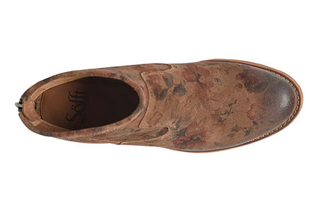 Aisley in Brown Floral - top view