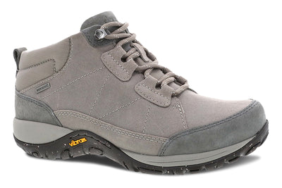 Pearla in Stone Burnished Suede - side view