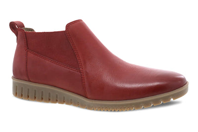 Louisa in Red Burnished Calf - side view