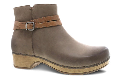Brook in Taupe Burnished Nubuck - side view