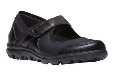 Onalee in Black Smooth - side view