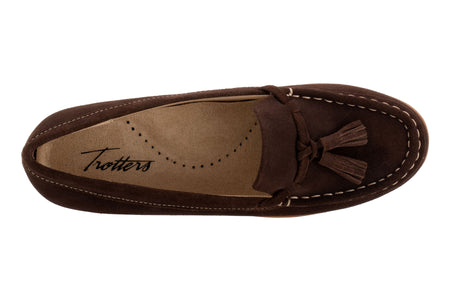 Dawson in Dark Brown Sue - top view