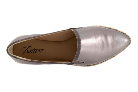 Estelle in Pewter Met - top view
