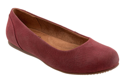 Sonoma in Cherry Red Embossed - side view