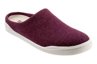 Auburn in Burgandy Felt - side view