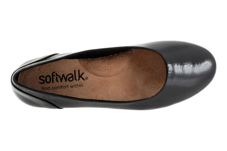 Shiraz in Black Patent - top view