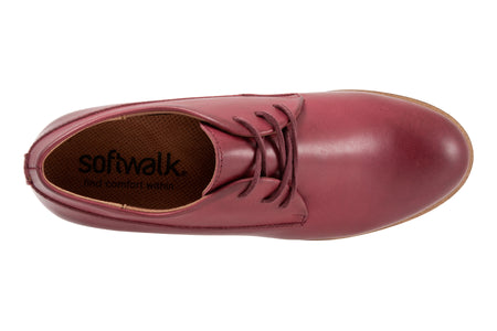 Whitby in Dark Red - top view