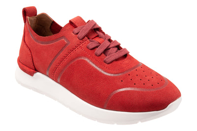 Stella in Red Nubuck - side view