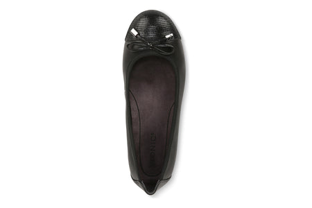 Minna in Black Nappa Leather - top view
