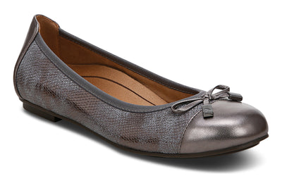 Minna in Pewter Metal Snake - side view