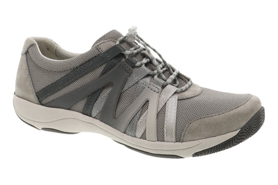 Henriette in Grey Suede - side view
