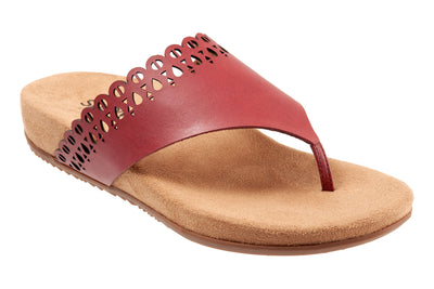 Bethany in Dark Red - side view