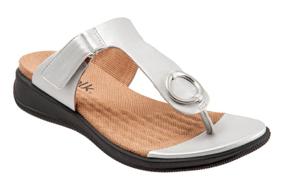 Talara in Silver Metallic - side view