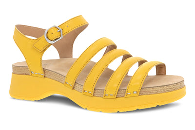 Roxie in Yellow Nappa - side view