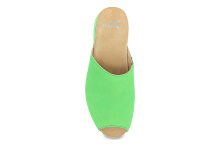 Ravyn in Lime Nubuck - top view