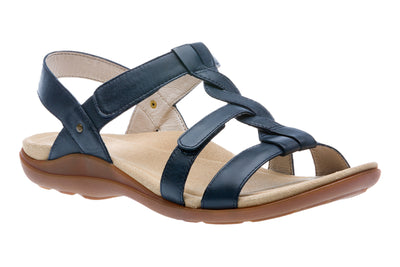 Bea in Blue- Natural - side view