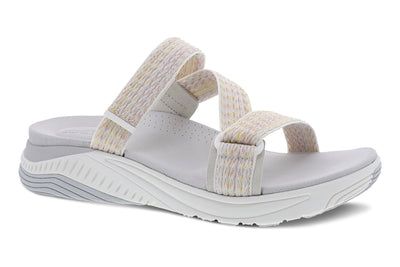 Rosette in Ivory Multi Web - side view