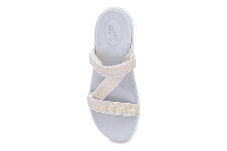 Rosette in Ivory Multi Web - top view