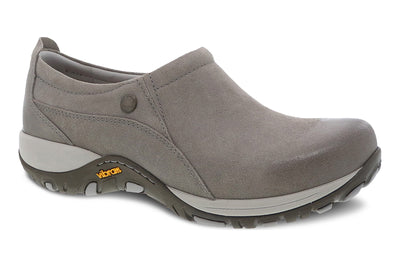 Patti in Taupe Burned Suede - side view
