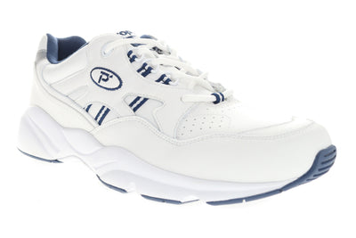 Stability Walker in White Navy - side view