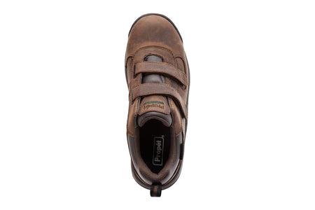 Cliff Walker Low Strap in Brown Crazy Horse - top view