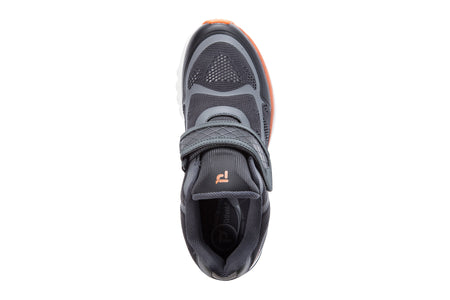 One Strap in Burnt Orange-Dark Grey - top view