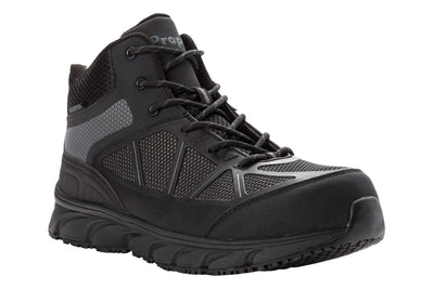 Seeley Hi in Dark Grey-Black - side view