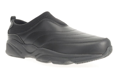 Stability Slip On in Black - side view