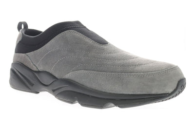 Stability Slip On in Dark Grey - side view