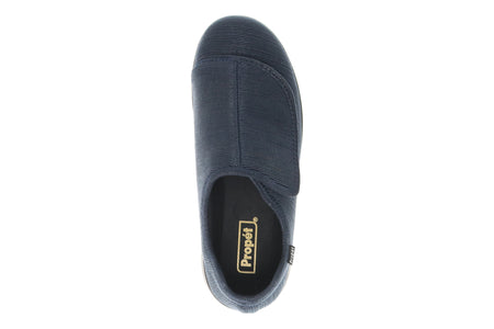 Cush N Foot in Navy Corduroy - top view