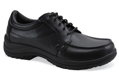 Wyatt in Black Full Grain - side view