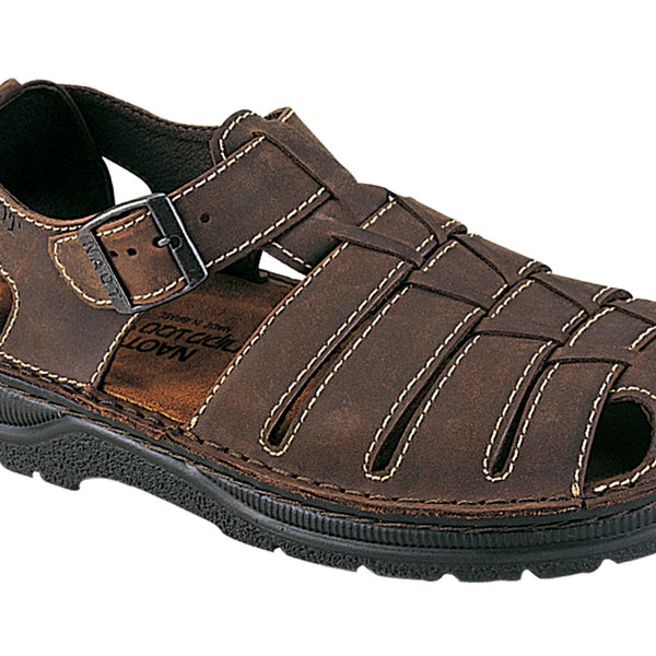 Men\'s Naot Brown Leather Fisherman Sandals s-l400.jpg main image 3