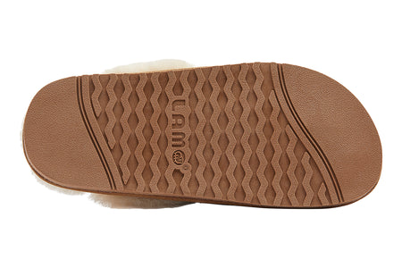 Doubleface Scuff in Chestnut - top view