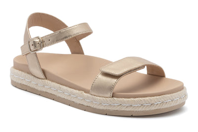 Isle Strap in Light Gold - side view