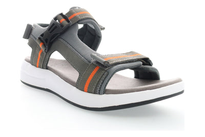 Eli in Grey Orange - side view