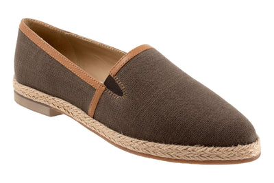 Estelle in Brown Canvas - side view