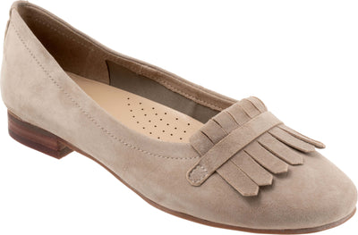 Greyson in Stone Suede - side view