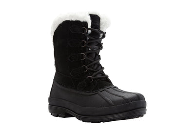 Lumi Tall Lace in Black-White - side view