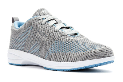 Washable Walker Evolution in Lt Grey-Lt Blue - side view