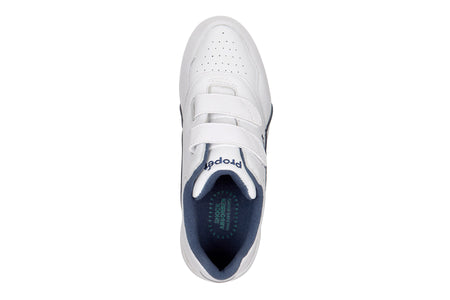 Tour Walker Strap in Wht-Blue - top view