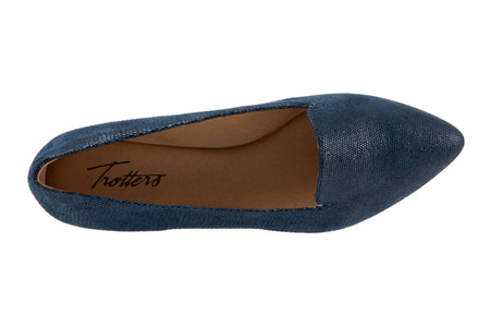Harlowe in Navy Lizard - top view