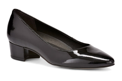 Heidi in Black Patent - side view
