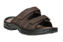 Sandal, Propet Vero in nubuck with dual Velcro straps, cushioned EVA footbed, and PU outsole for comfort.
