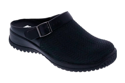 Savannah in Black Wavy Stretch - side view
