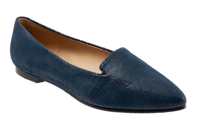 Harlowe in Navy Lizard - side view